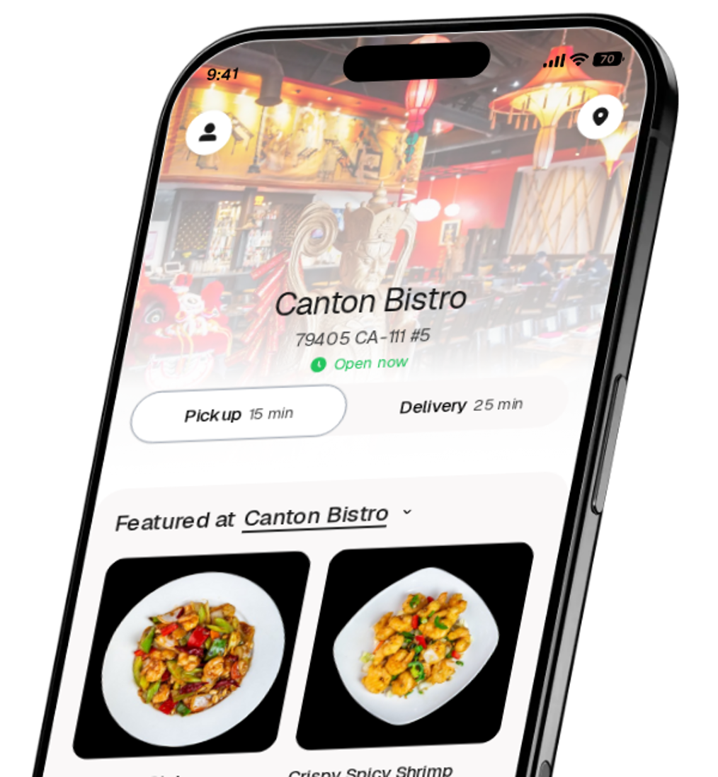 Canton Bistro app preview